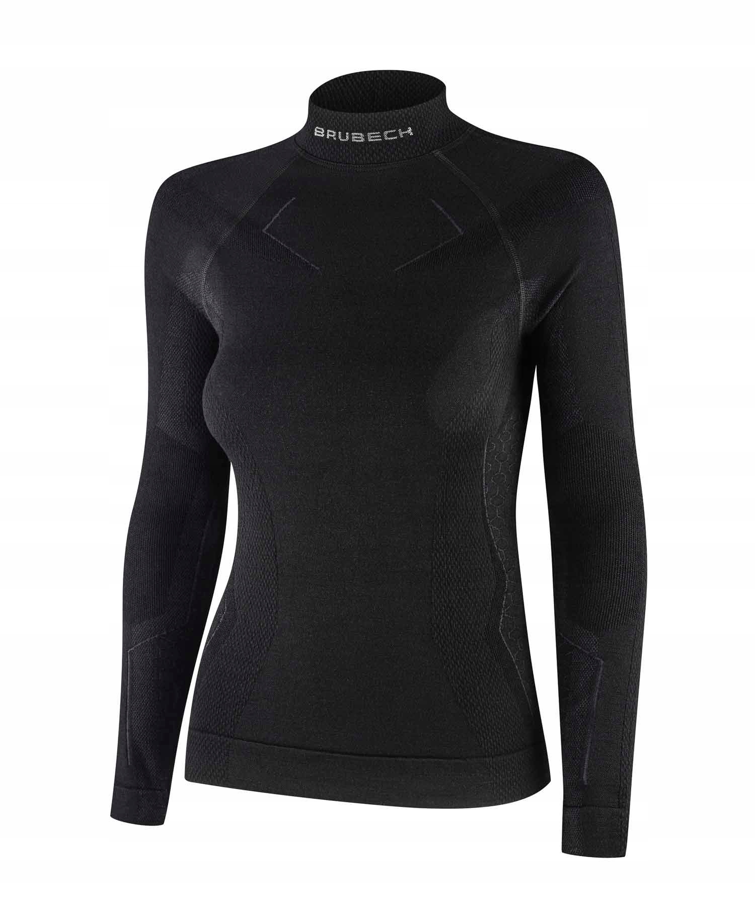 Dámská termoaktivní košile Brubeck Extreme Wool Merino LS1665 Černá S