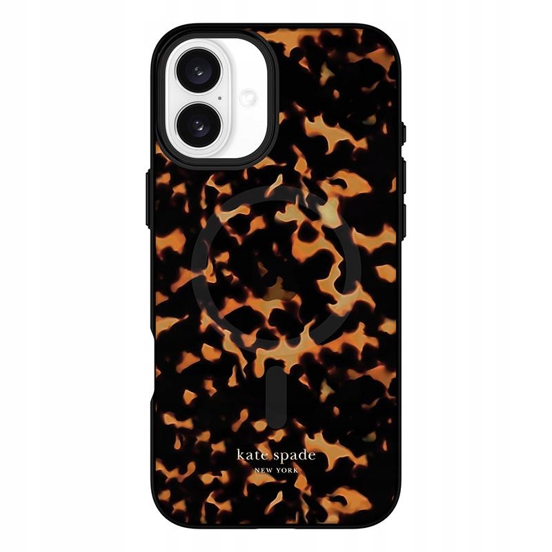 Pouzdro Kate Spade Protective pro iPhone 16 Plus MagSafe Módní dámské Tortoise