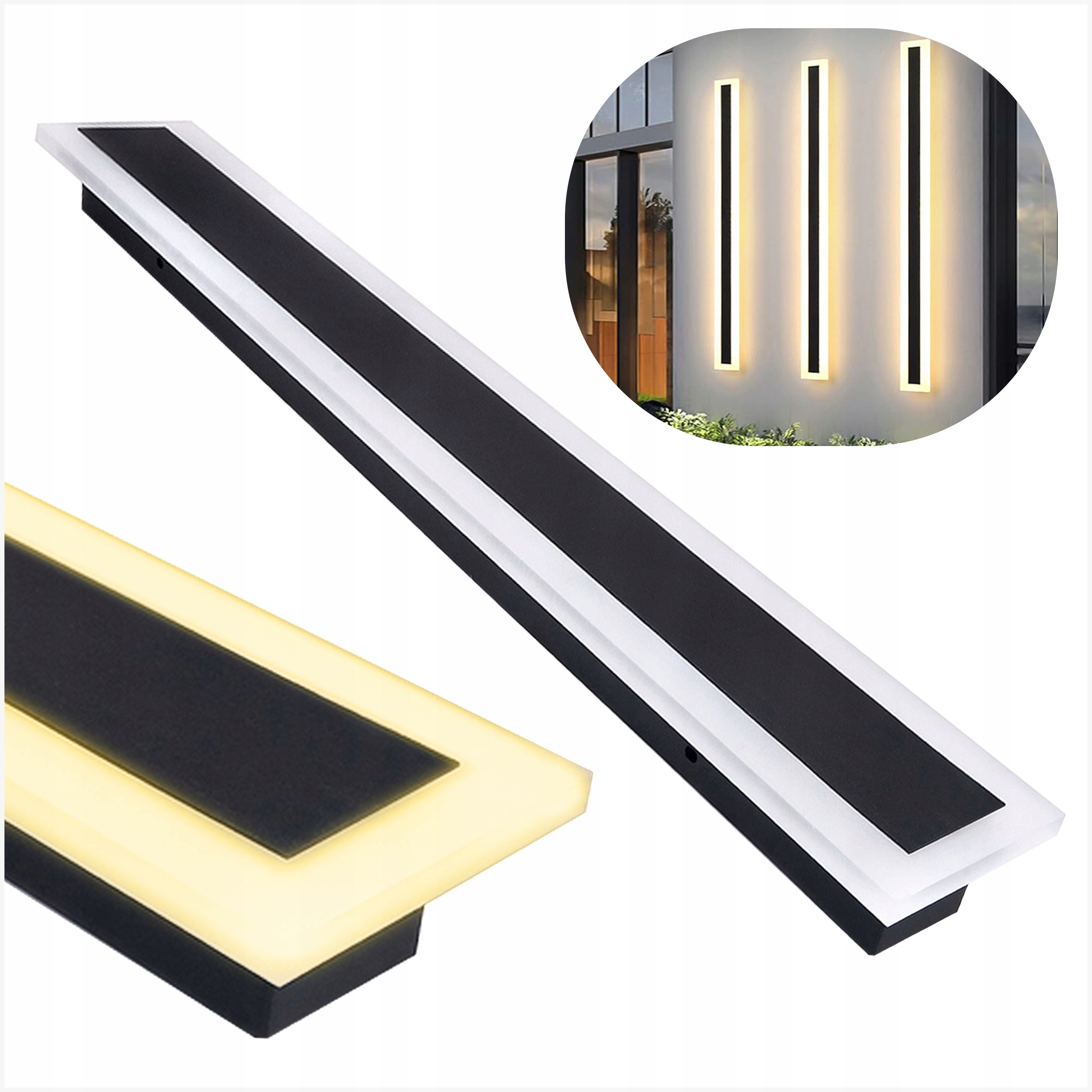 Lampa Led Oprawa Kinkiet ogrodowy Led 42W Durango 120cm IP65