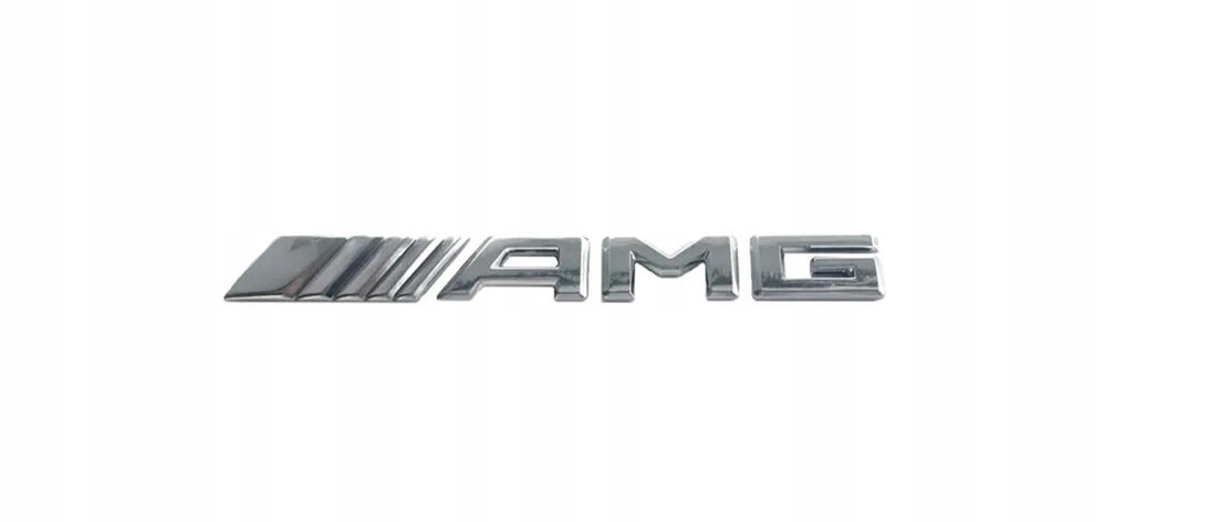 Mercedes ML Gle Emblém strieborný nápis Amg zadný Originál
