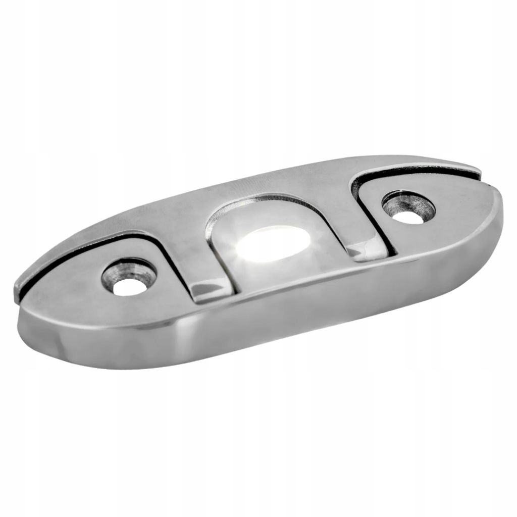 Knaga cumownicza składana Led 115mm Stal Nierdzewna 316 Whitecap