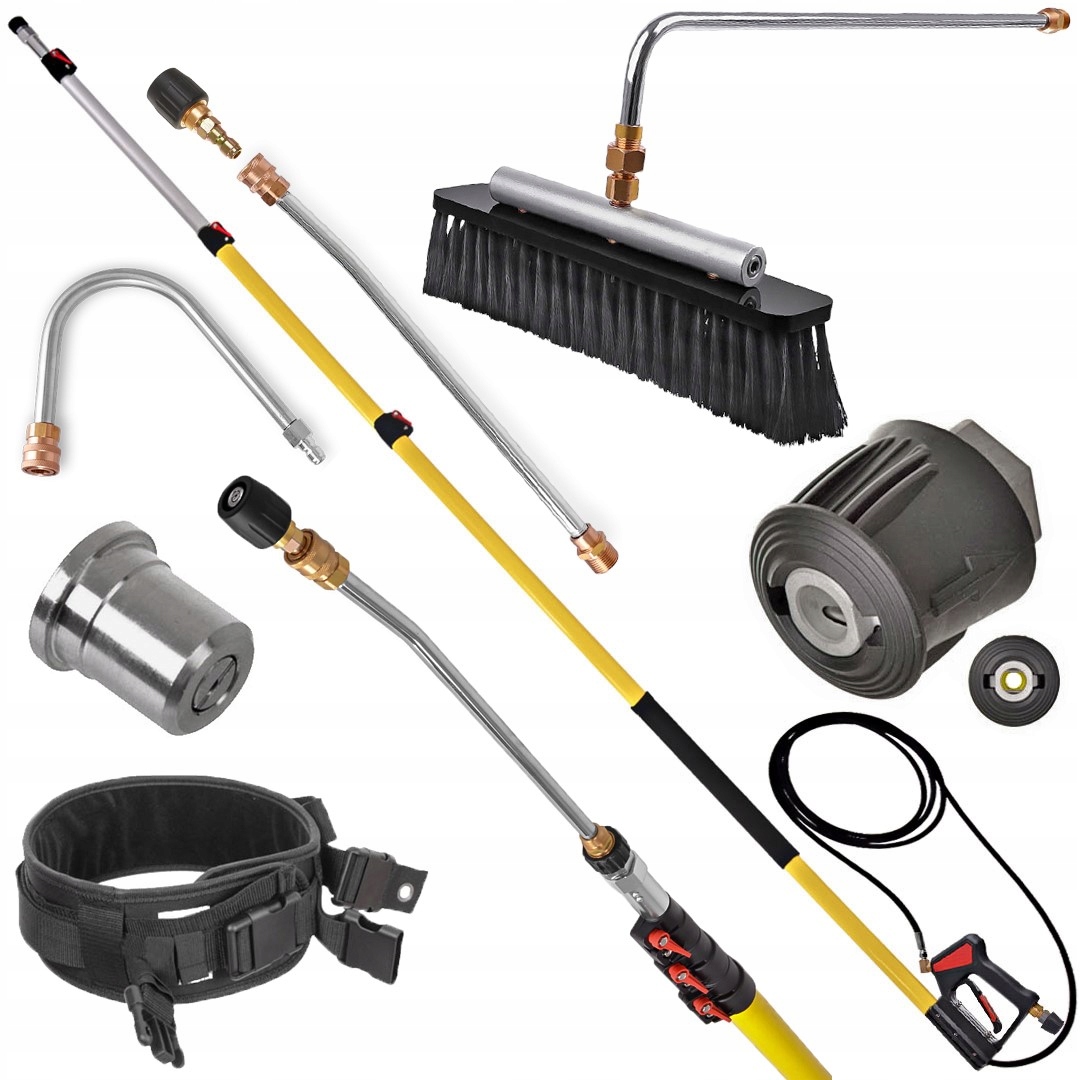 Lanca Teleskopowa 7,4m Do Myjki Nilfisk Stihl Husqvarna Mycie Solarów Dachu
