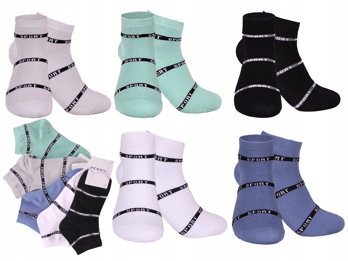 

5x Skarpetki Sportowe bawełna chłopczyk r. 31-34