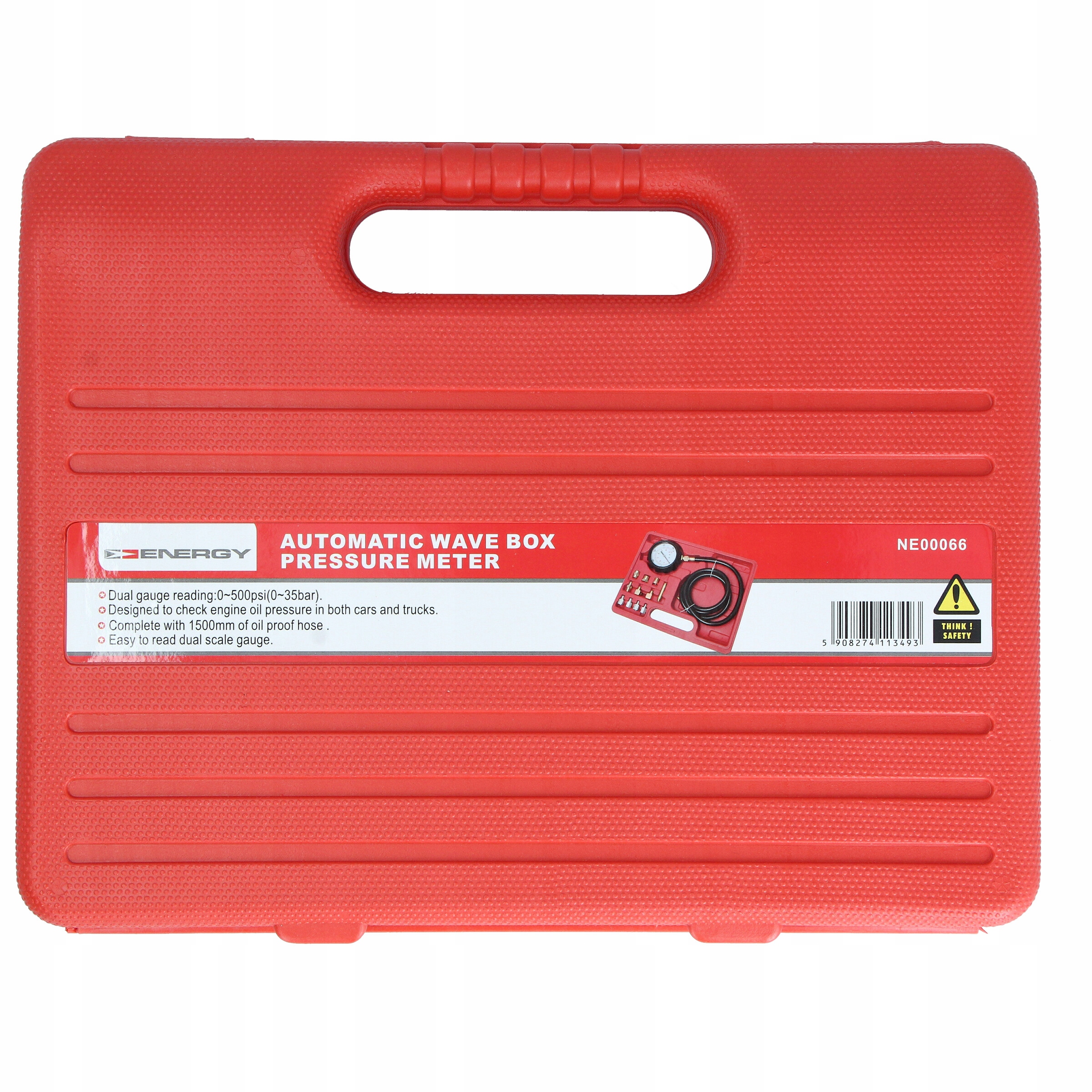 TESTER CIŚNIENIA OLEJU 0-35 BAR Waga produktu z opakowaniem jednostkowym 2 kg