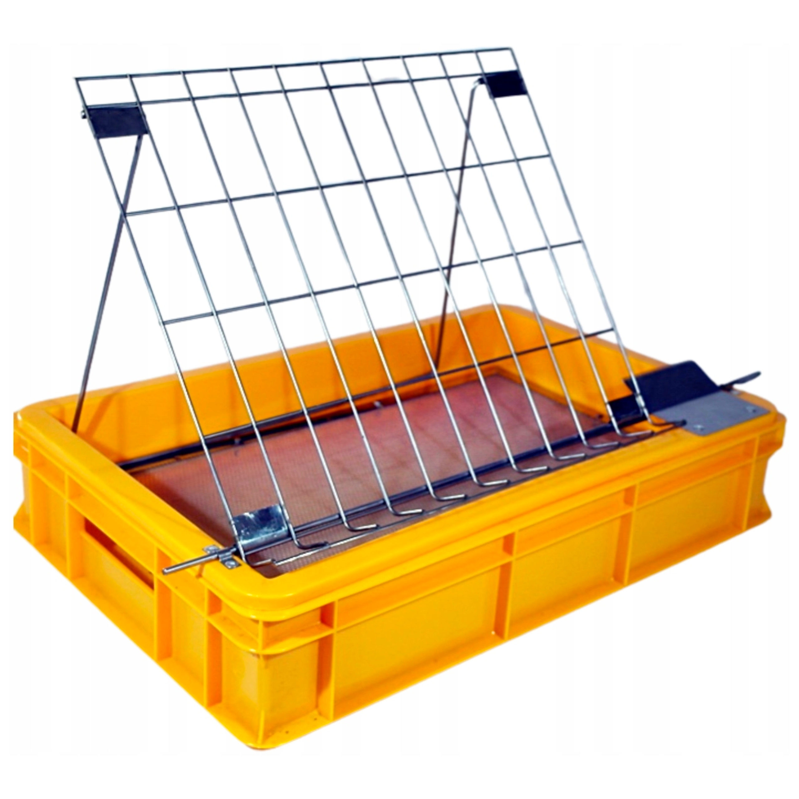 Wanienka do odsklepiania miodu plastikowa z sitem nierdzewnym i grzebieniem