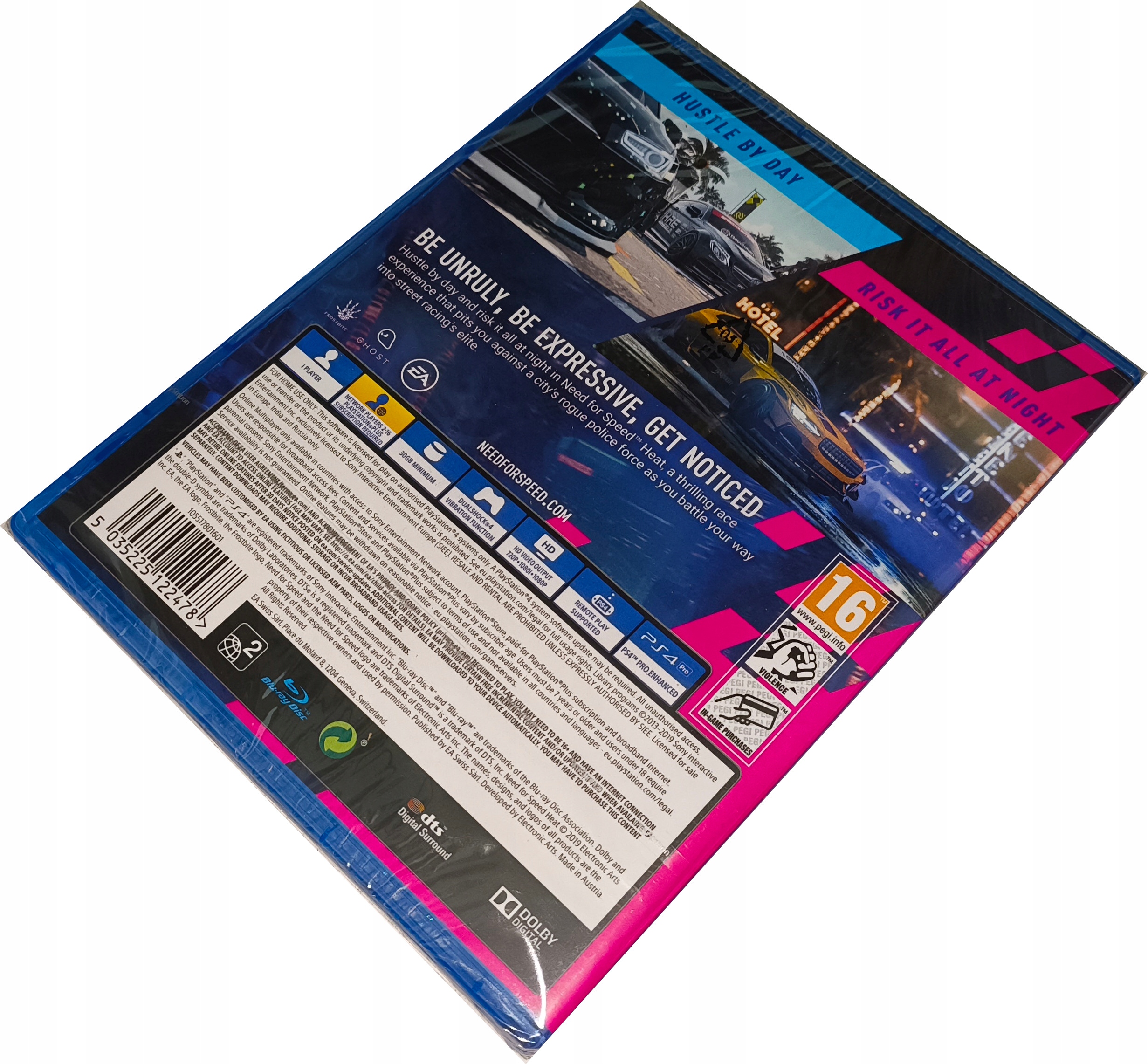 NEED FOR SPEED HEAT / NFS HEAT / NOWA / PL / PS4 Stan opakowania oryginalne