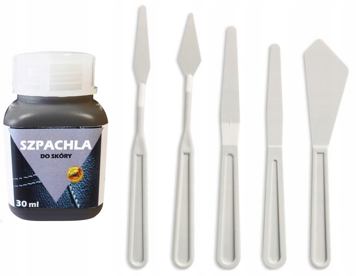 

Czarna Szpachla Do Skóry 30ml +szpachelki