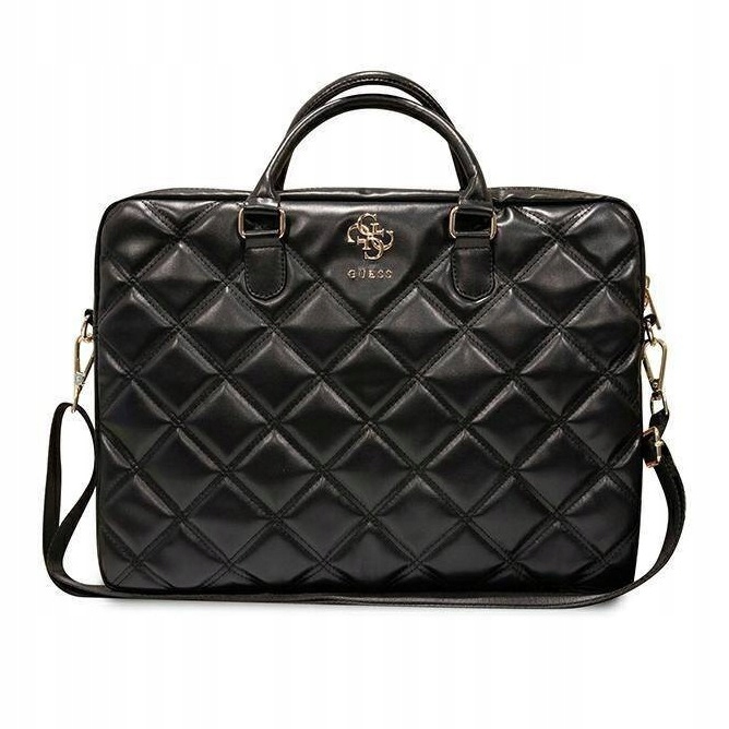 Taška na notebook Guess Quilted 4G černá 16"