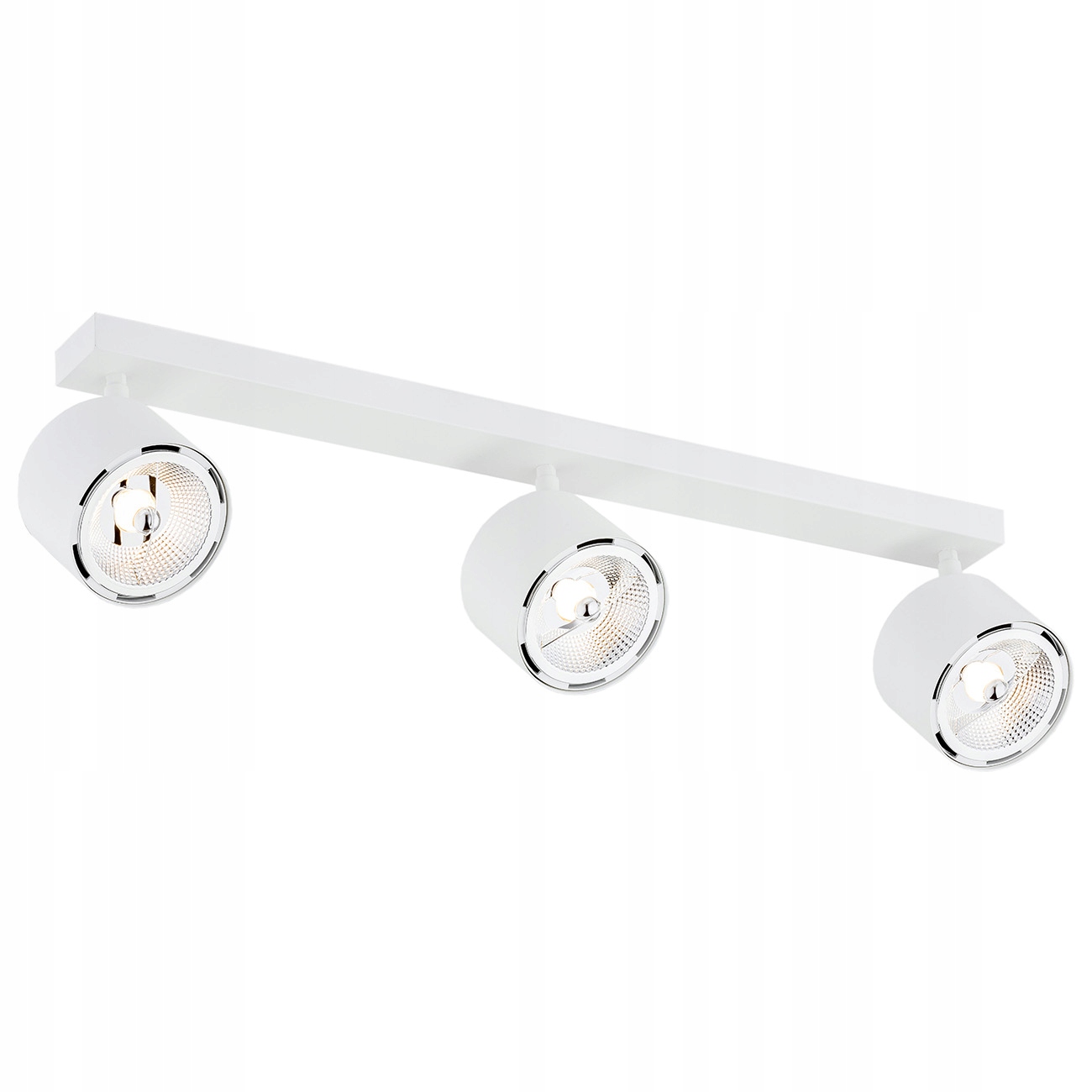 Biały Plafon Sufitowy 3xGU10 AR111 Aluminium Clevland Argon