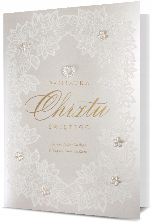 

Kartka Pamiątka na Chrzest Premium H1816