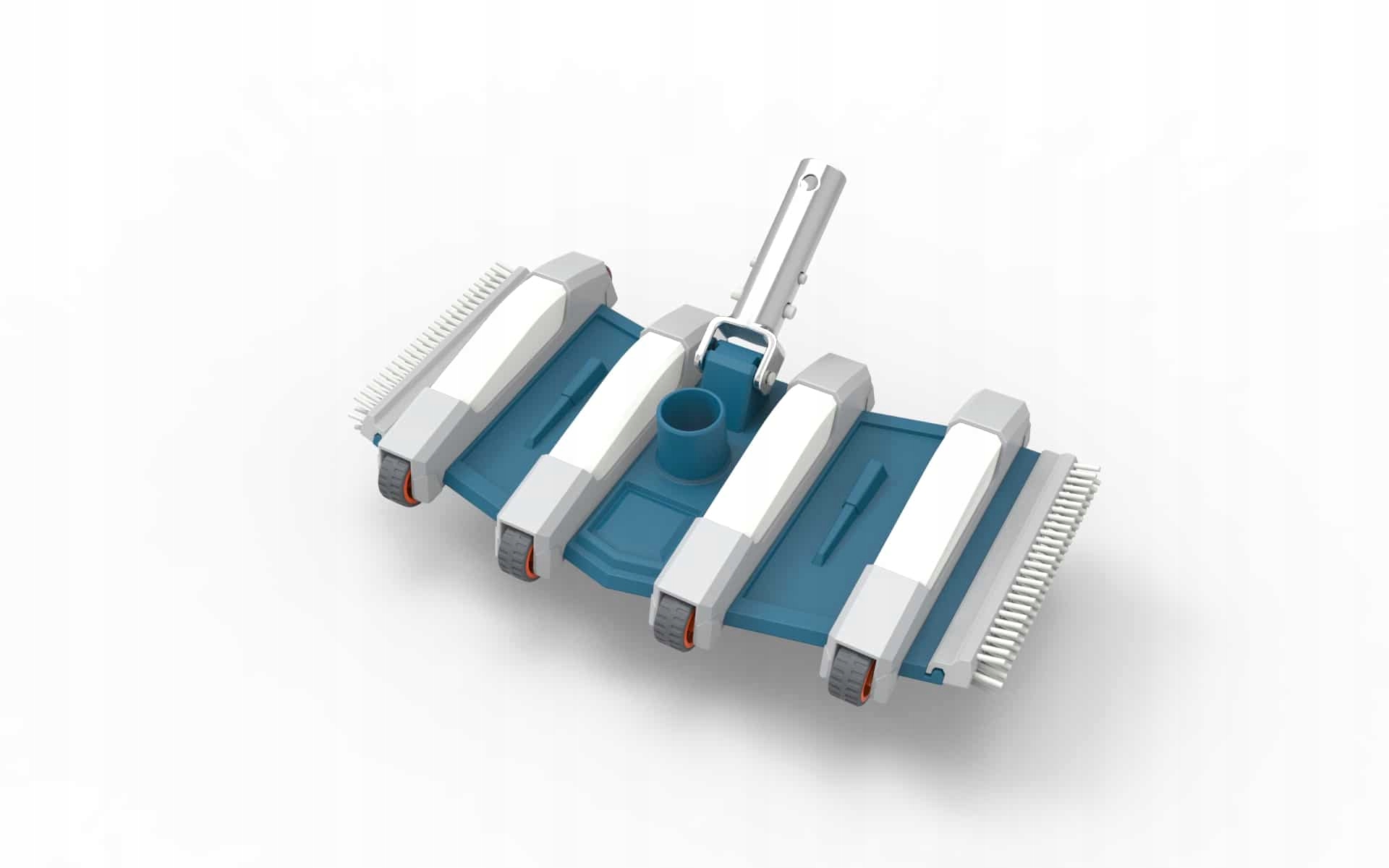 Blue Line Elastyczna szczotka ciśnieniowa basenowa 8 kół 35cm