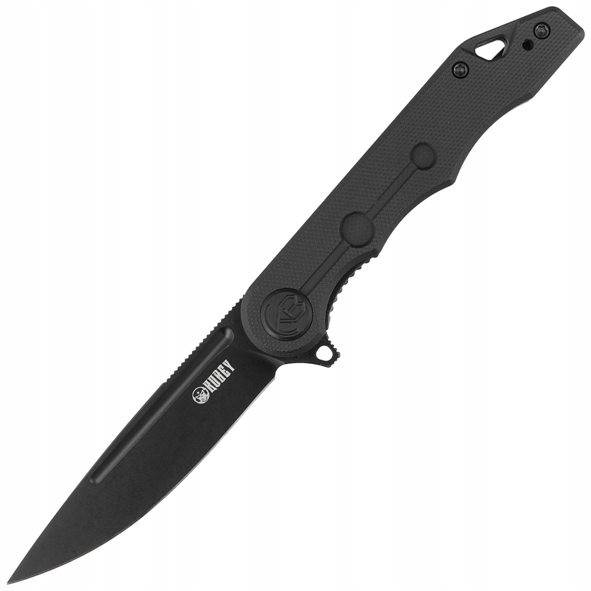 Nůž Kubey Knife Mizo Black G10, Blackwashed AUS-10 (KU312B)