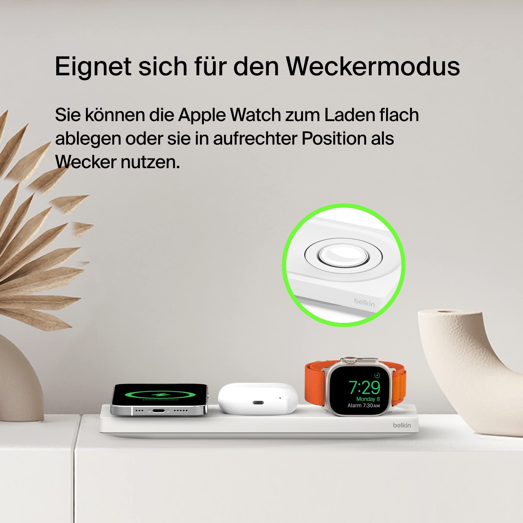BELKIN MagSafe Ładowarka 3w1 Bezprzewodowa iPhone Apple Watch AirPods — miniatura 7
