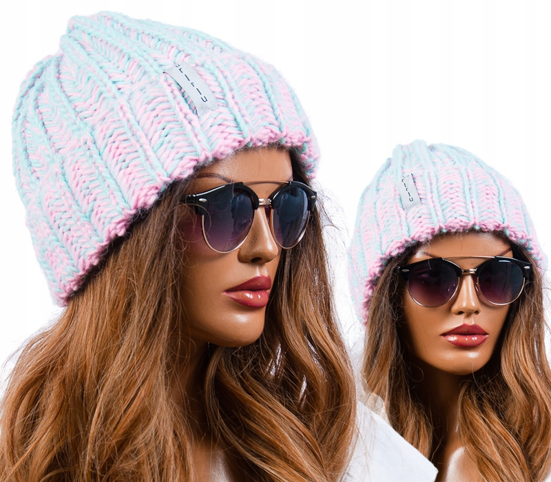 

Beanie Czapka Damska Wywijana Ciepła Polska