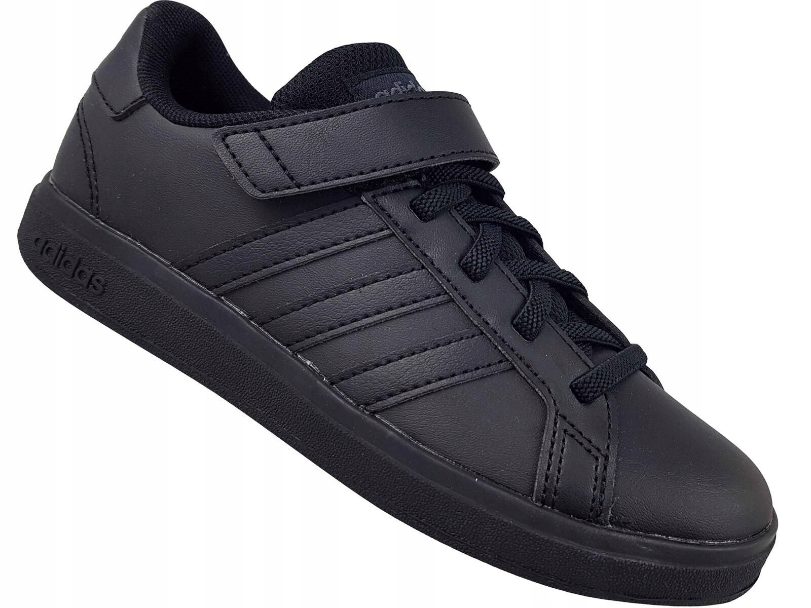 Adidas Grand Court 2.0 FZ6161 Buty Trampki Tenisówki Czarne Na Gumki Rzep