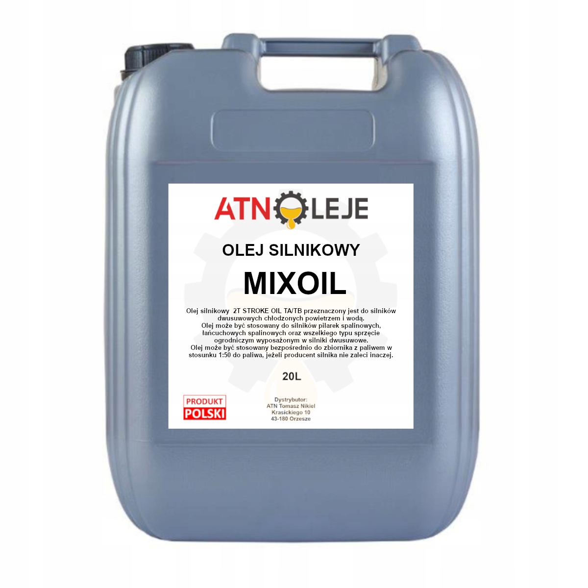 Olej Typu Miksol 2T Ta/tb 20L mixol Do Paliwa