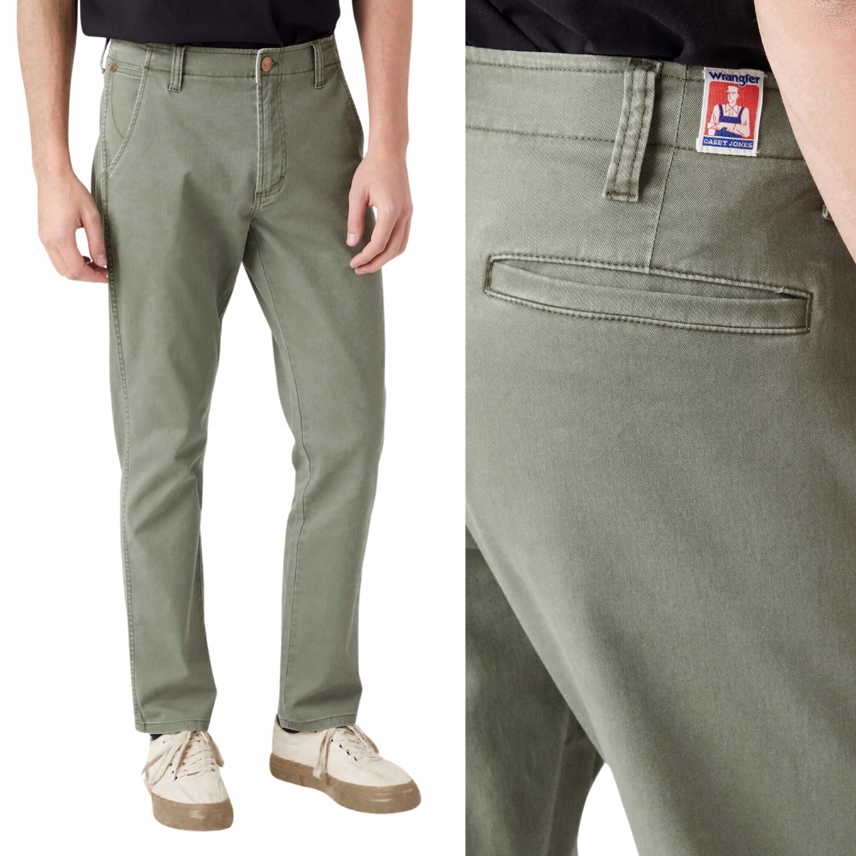 Wrangler Casey Jones Chino bavlněné látkové kalhoty chinosy W32 L32