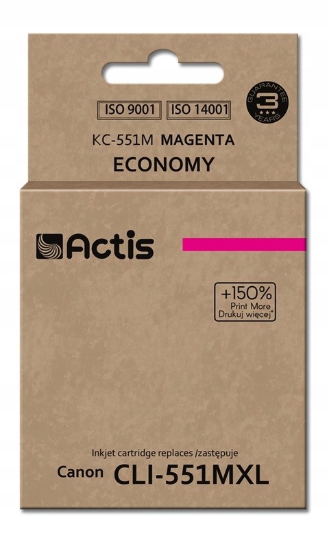 Tusz Actis KC-551M (zamiennik Canon CLI-551M; Stan