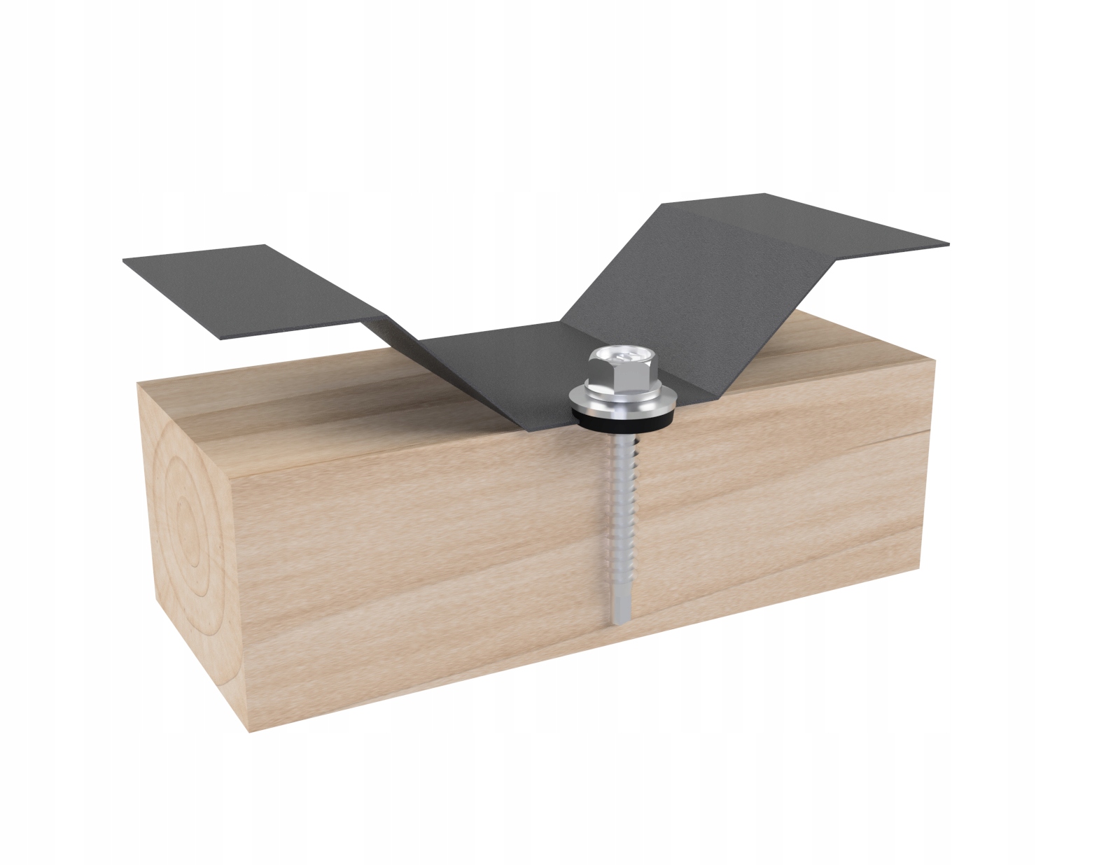 Wkręty farmerskie samowiercące do drewna 4,8x80 mm RAL 7016 Producent Aztec International