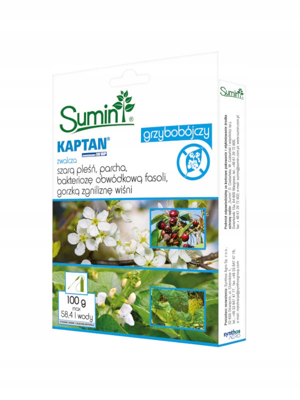 

Kaptan Zawiesinowy 50 Wp 100g Suminn grzybobójczy
