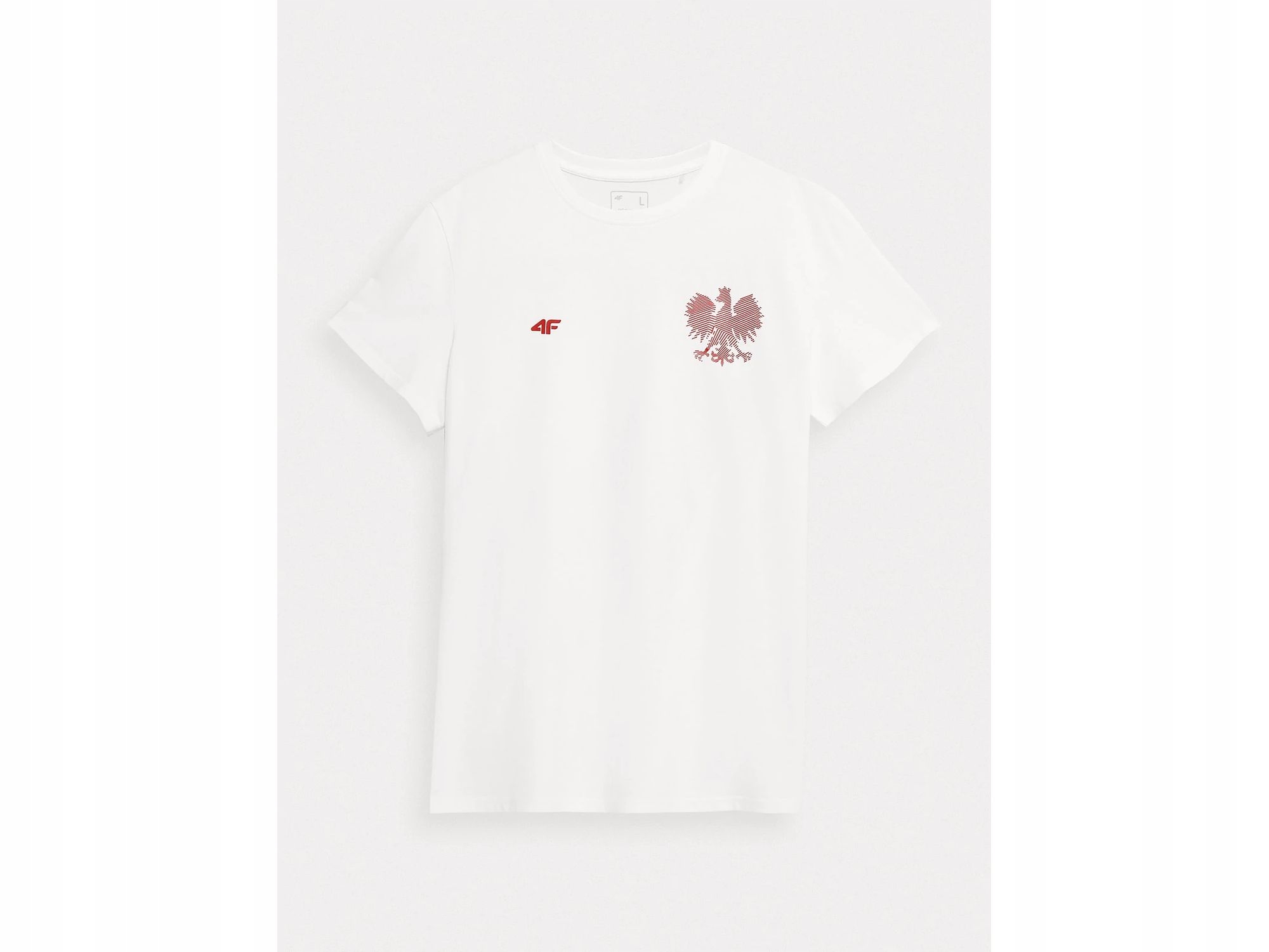 KOSZULKA KIBICA MĘSKA 4F SPORTOWA T-SHIRT BAWEŁNA Kolekcja 4FAW22TTSHM0987