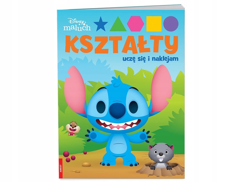 Książka Disney maluch Kształty Uczę się i naklejam