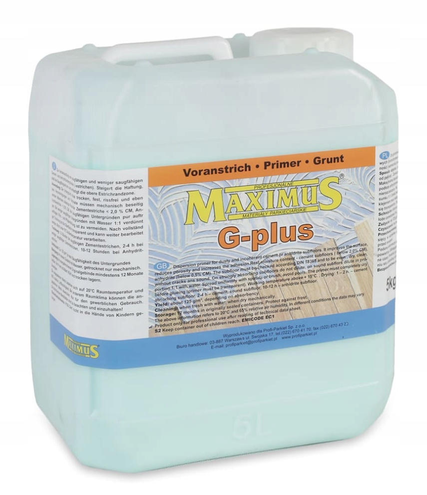 Podlahový podklad pod parkety Grunt Maximus G-plus 5L