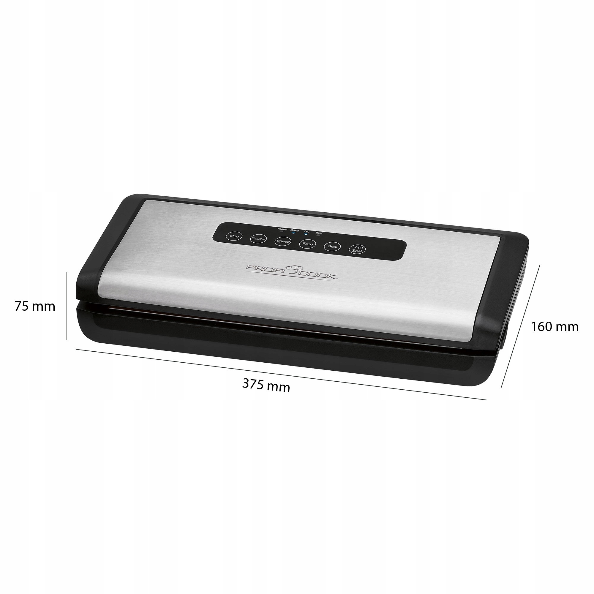 ВАКУУМНИЙ ЗАПАКОВУВАЧ ДЛЯ МАШИНИ ДЛЯ ПАКЕТУВАННЯ ХАРЧОВИХ ПРОДУКТІВ + ПАКЕТИ Живлення від мережі