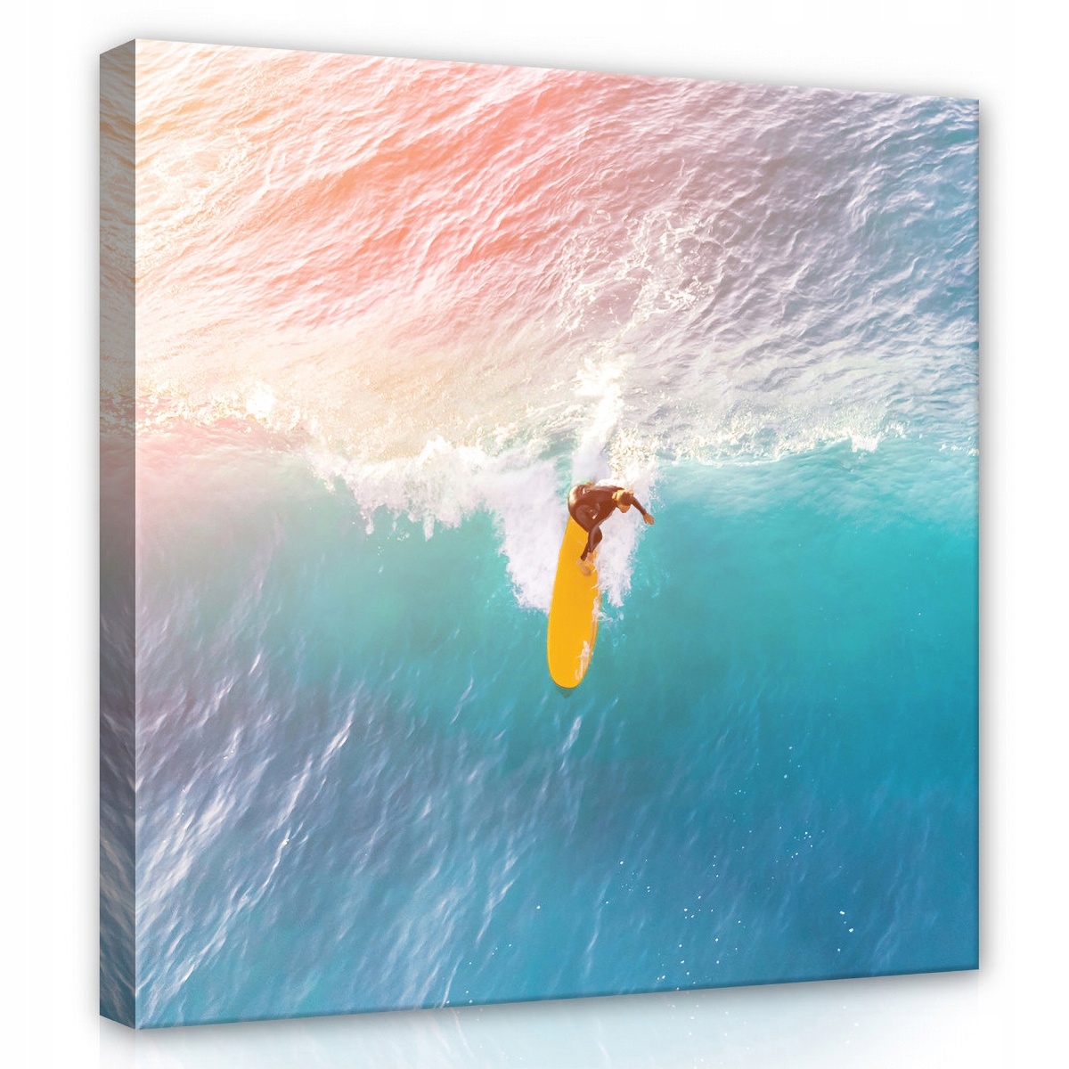 Obraz Na Plátně Canvas 80x80 Surfování Voda Vlny