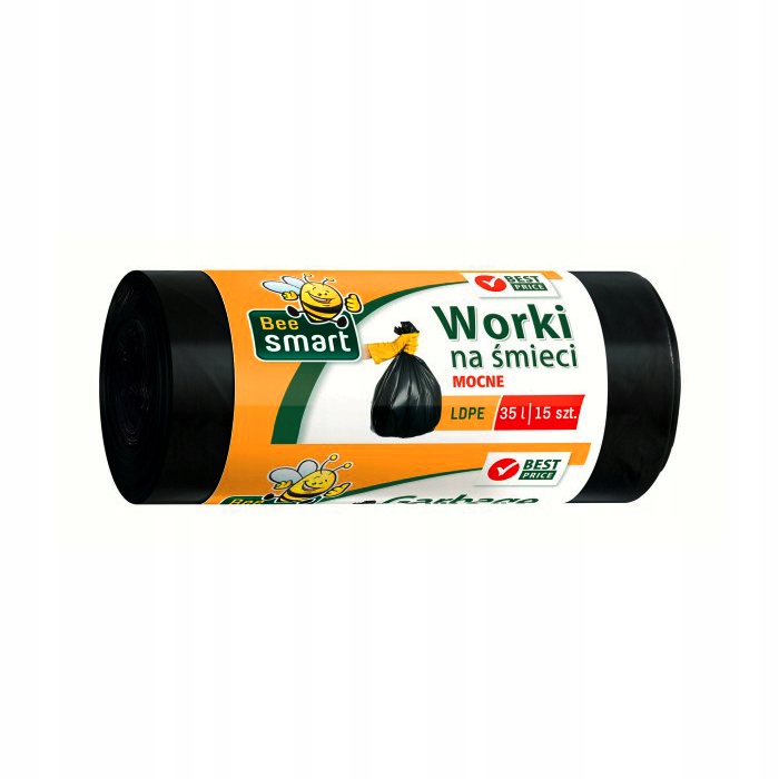 

Worki Na Śmieci Mocne Bee Smart 35L 15 Szt Paclan