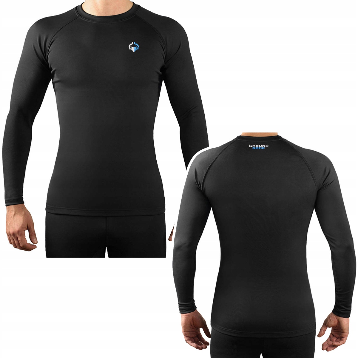 Rashguard męski z długim rękawem Ground Game Essential Logo r. M