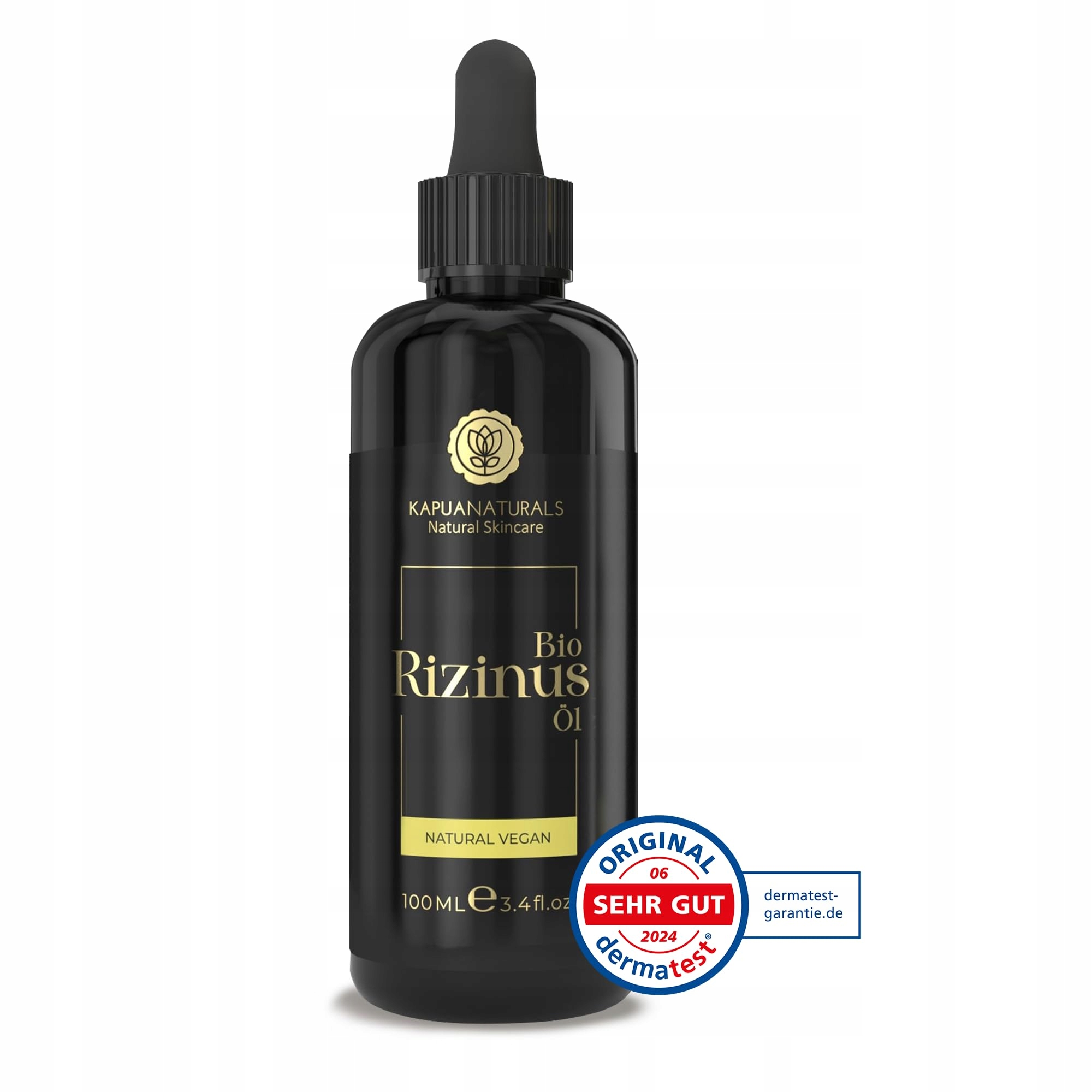 BIO RIZINUSÖL Olej Rycynowy 100ml Naturalny Do Włosów Rzęs Brwi Brody — miniatura 9