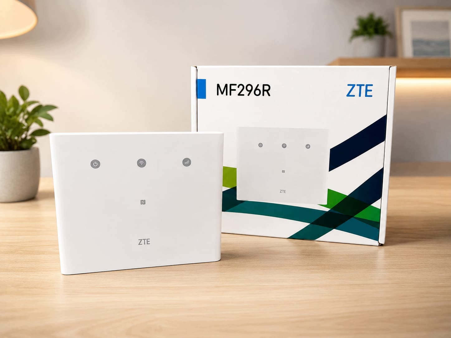 Zte MF296R – router 4G na Sim pro domácnost a kancelář Lte Bridge pro až 64 uživatelů