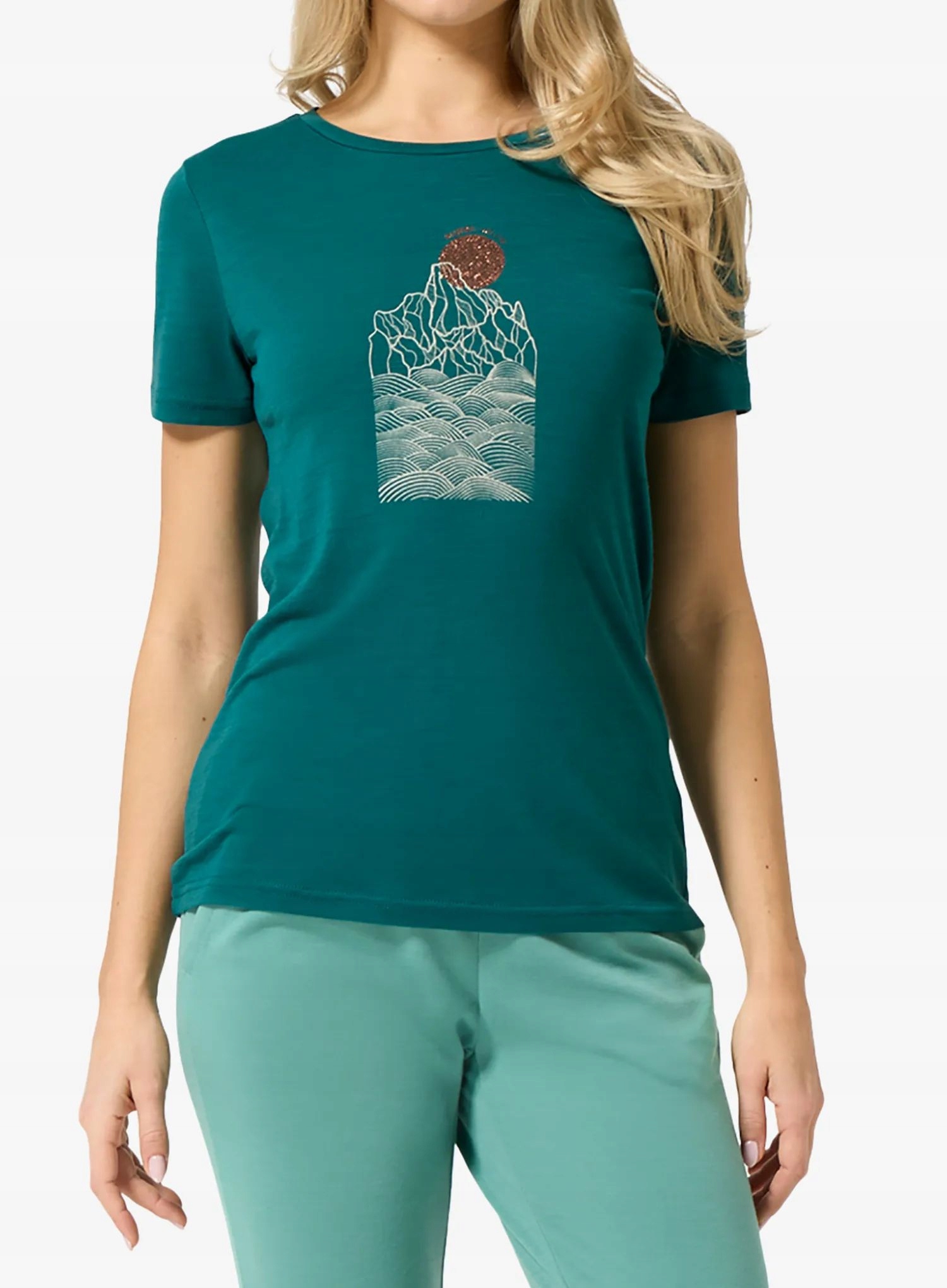 Dámské s potiskem s potiskem Super.natural Preikestolen Cliffs pacific S