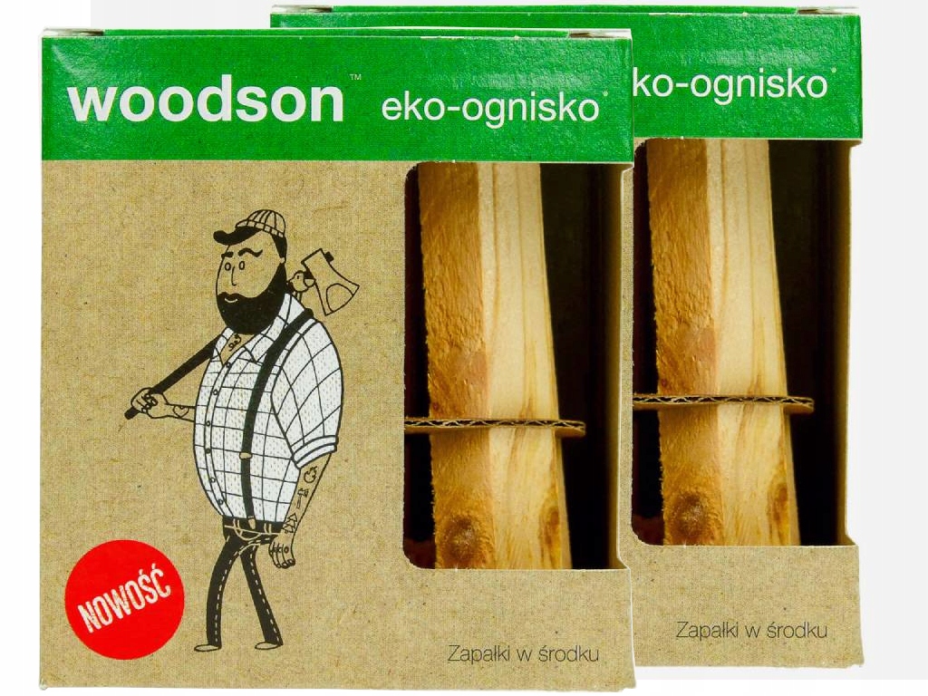 

Ekopodpałka Rozpałka Do Kominka Pieca Grilla 2 Szt