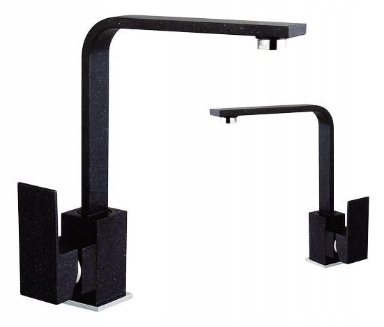 Batéria Do Granitového Drezu Čierna Béžová Biela