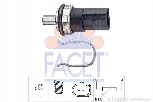 CZUJNIK TEMPERATURY PALIWA Producent części Facet
