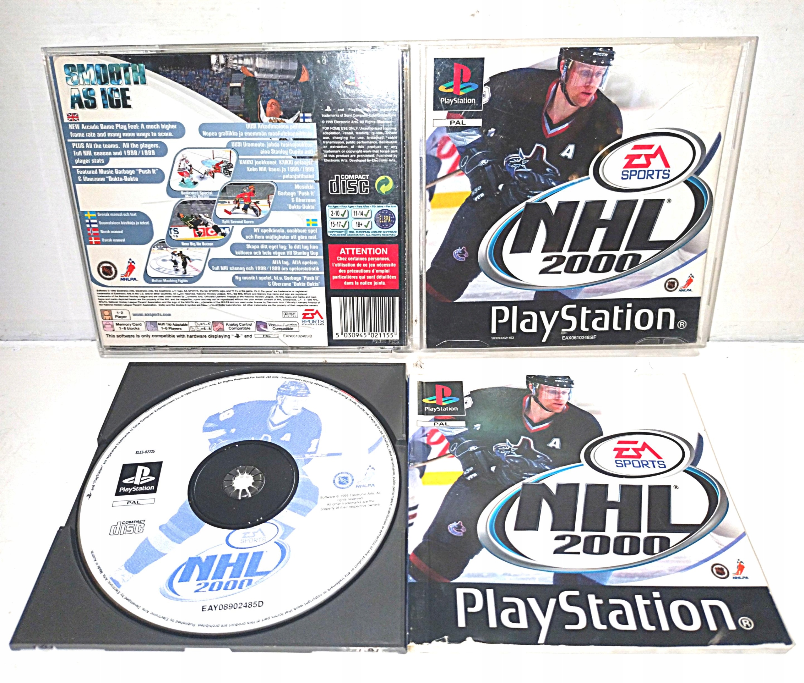 NHL 2000 Sony PlayStation (PSX) 3XA