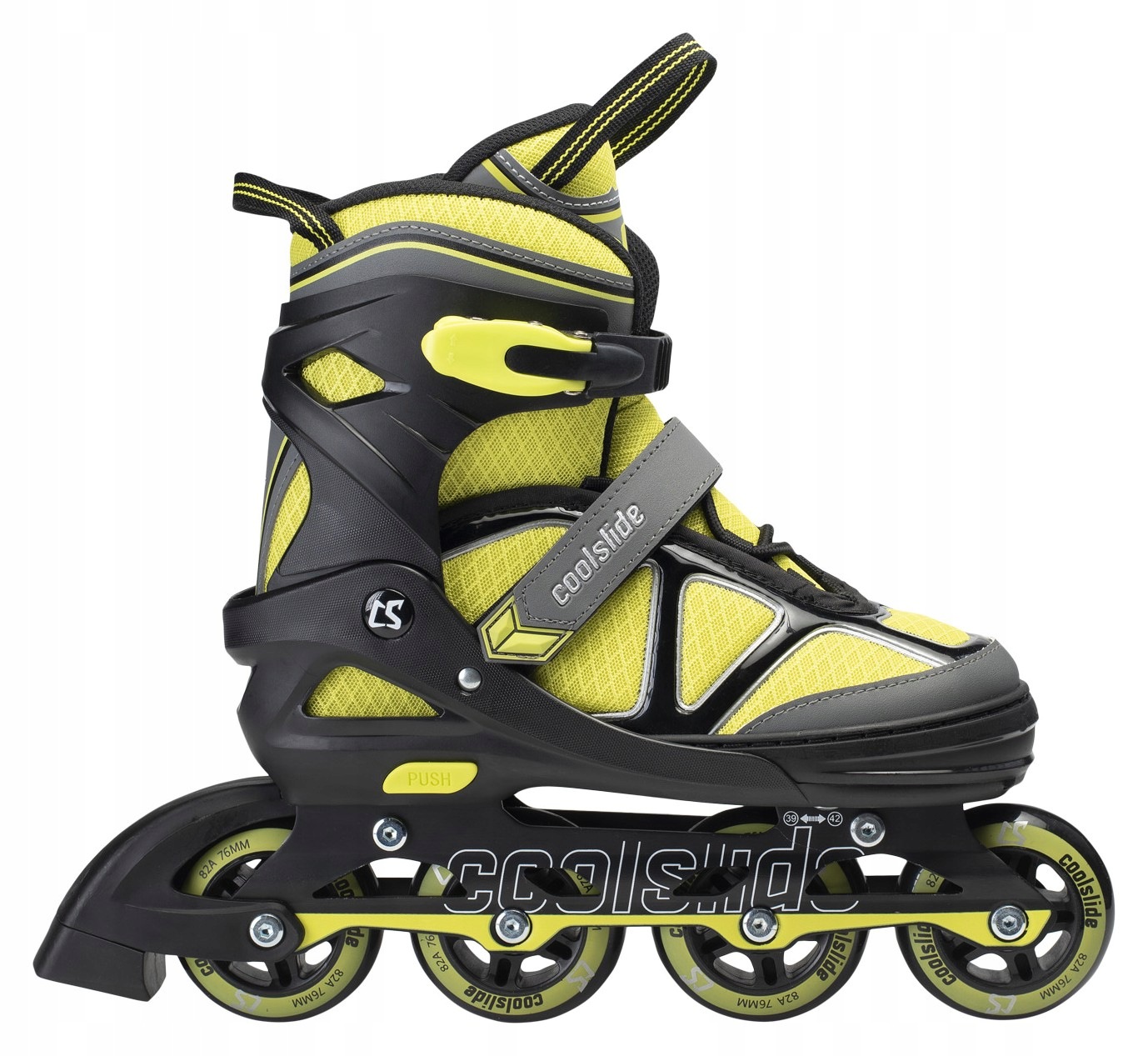 Kolečkové brusle Coolslide Butters Yb Black/evening primrose 39-42