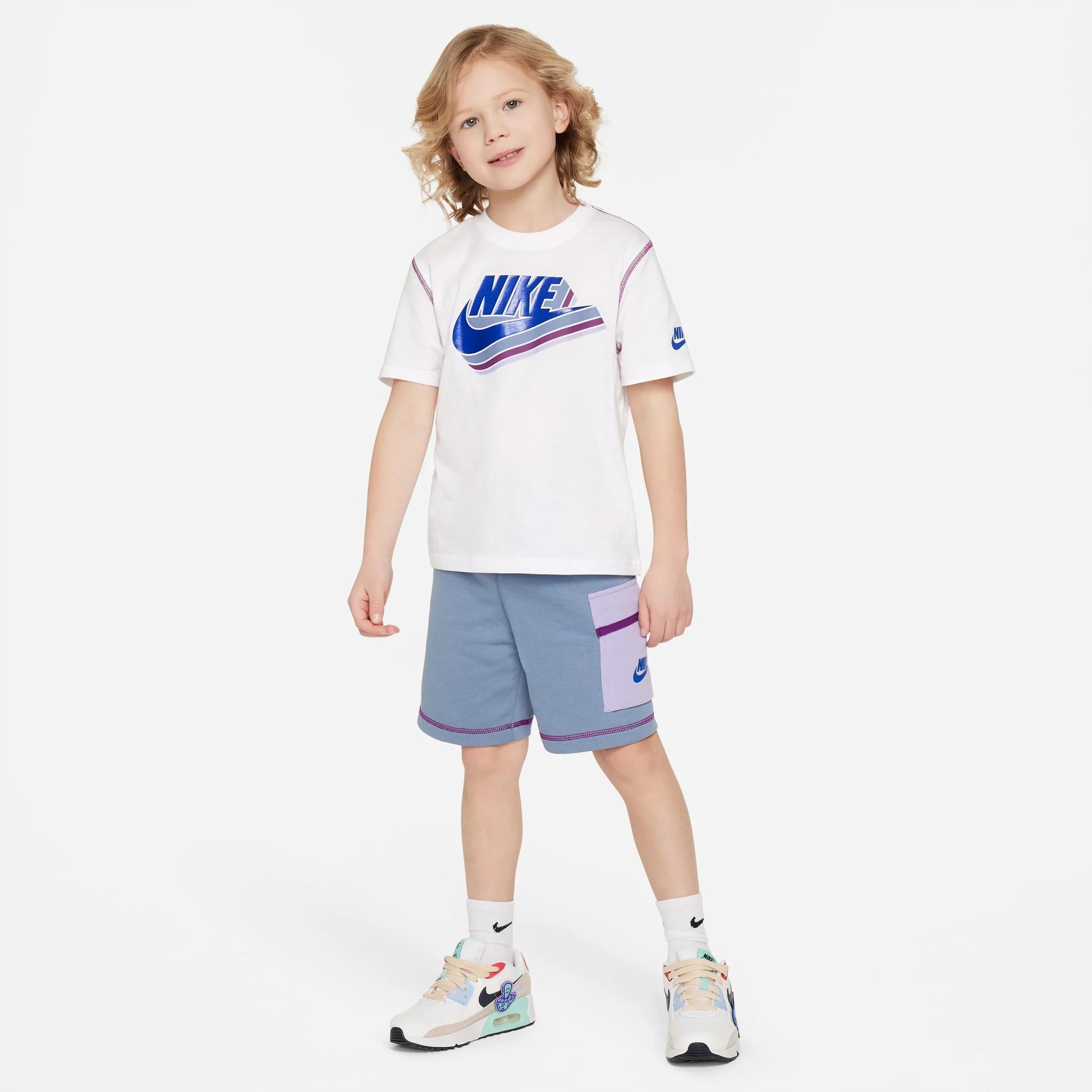 Nike komplet dziecięcy 2 szt. elementowy biały rozmiar 116