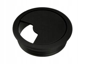 CZARNY PRZEPUST DO KABLI ZAŚLEPKA PRZELOTKA FI 60