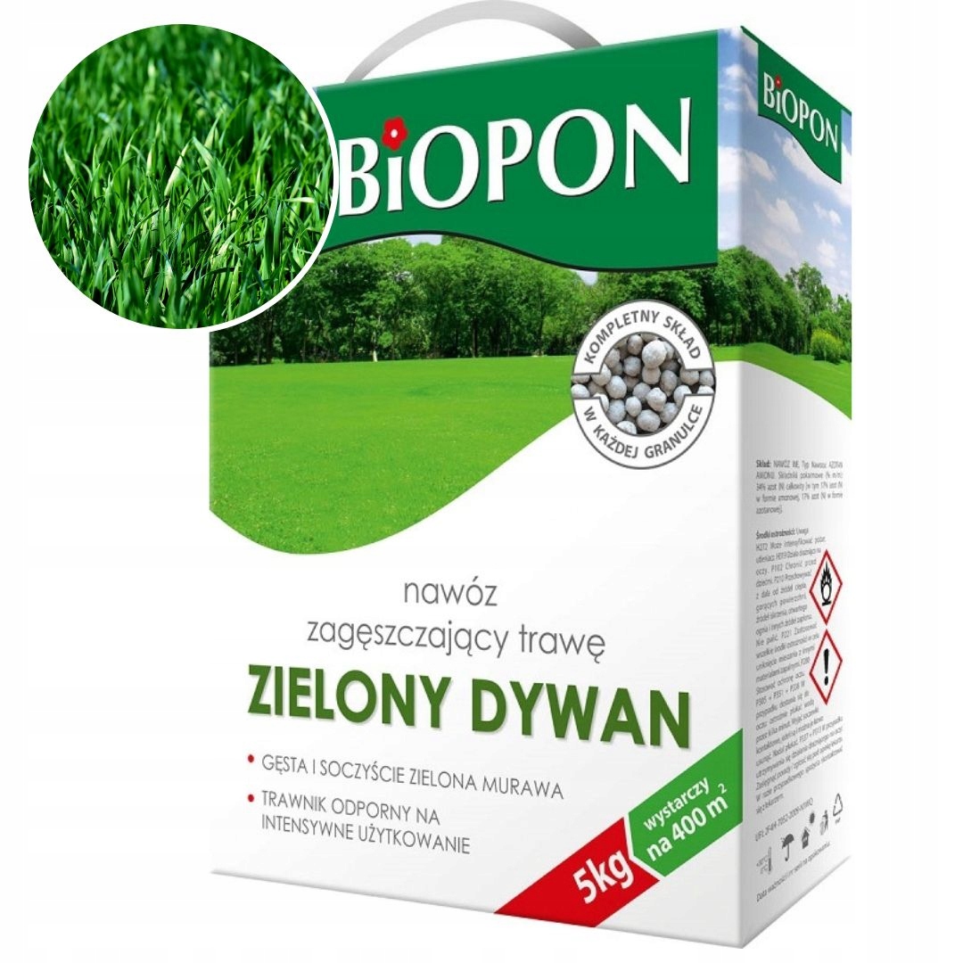 

Nawóz do trawy trawnika zagęszczający Biopon