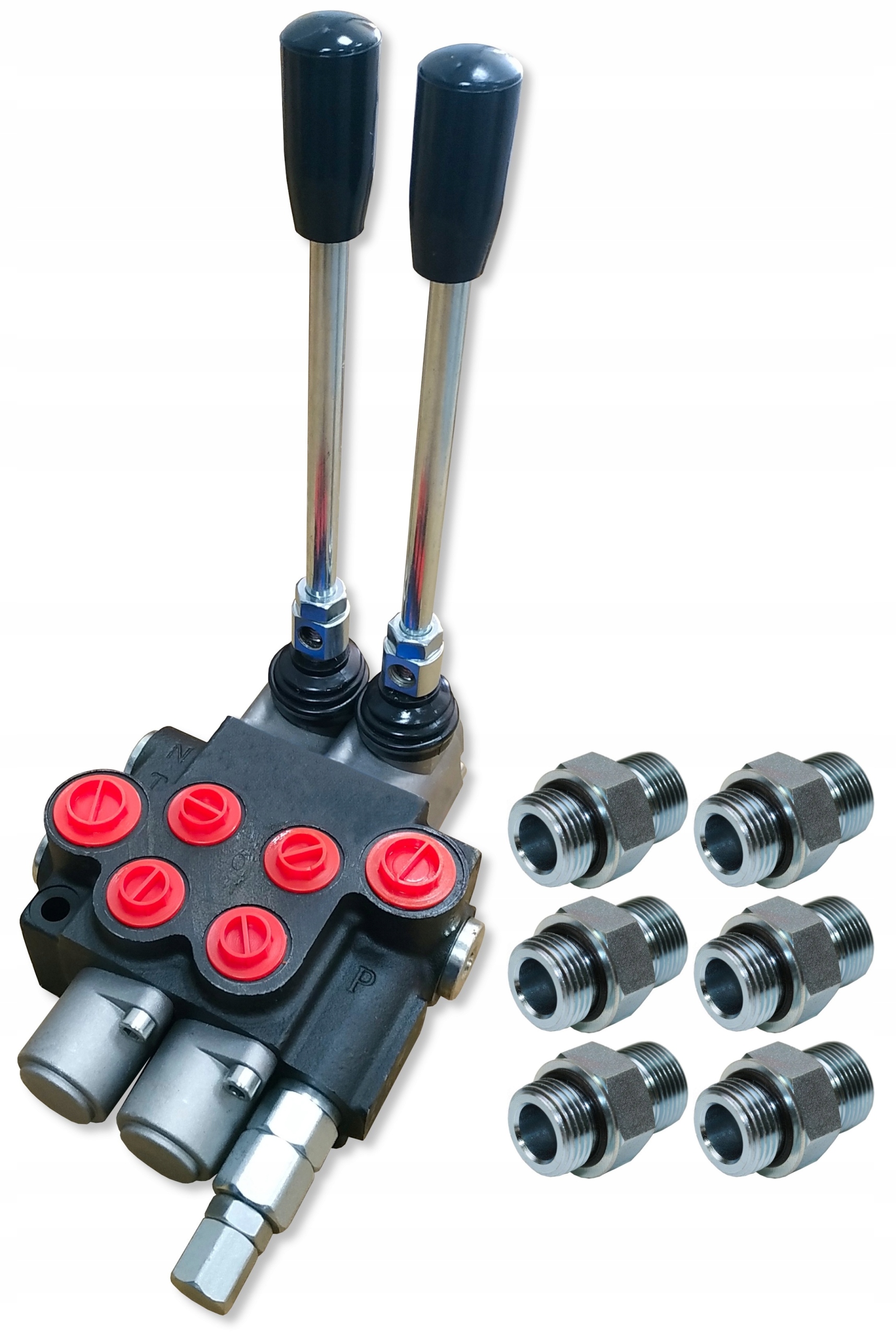 Hydraulický Rozdělovač 2 Sekce 80 L Přípojky