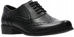 Boty Clarks Falconet Uma, černé kožené, 26167010 vel.