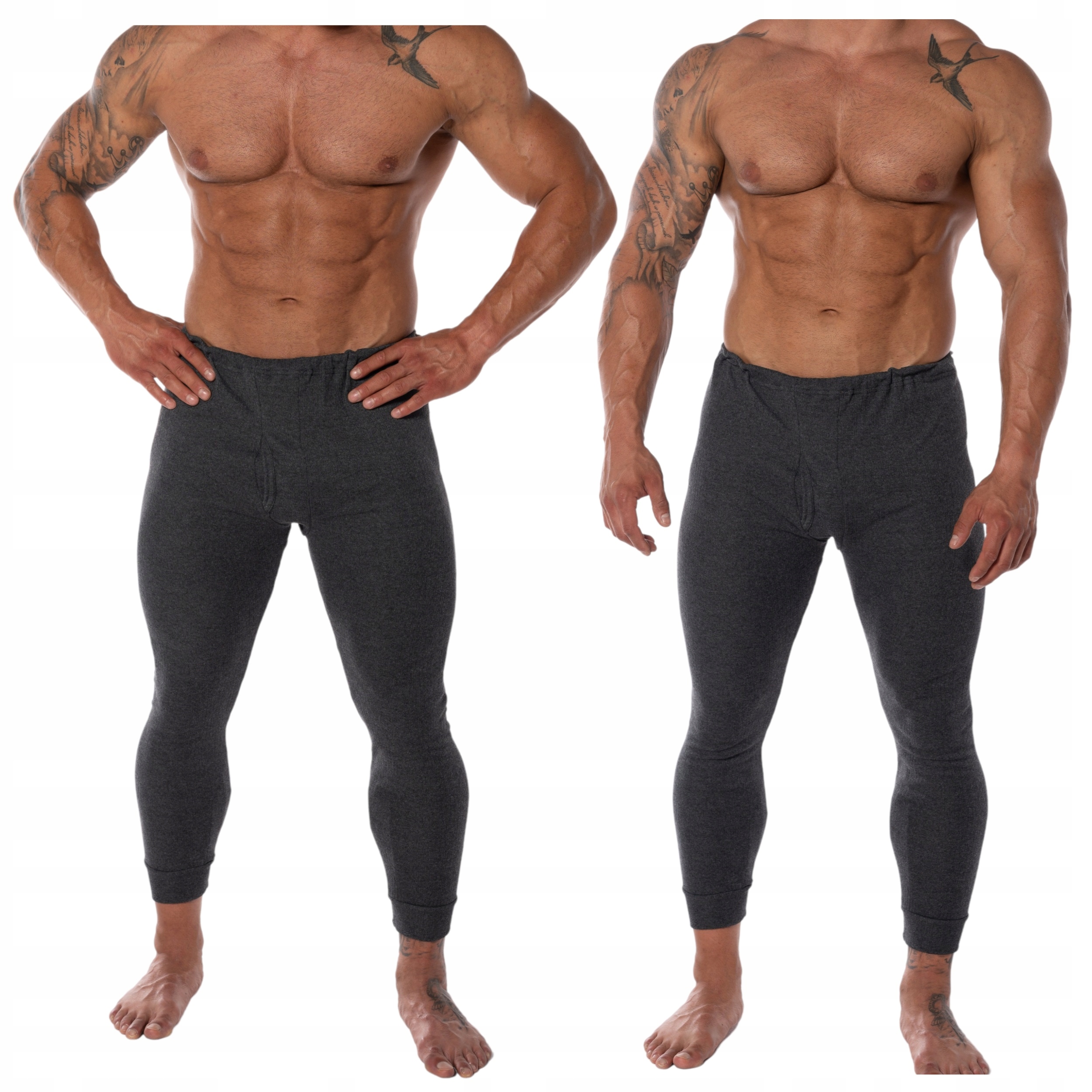 2 szt. POLSKIE KALESONY MĘSKIE BAWEŁNIANE TERMO L