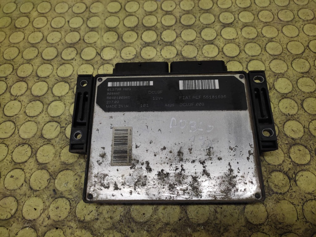 FIAT DOBLO control unit of the engine 55181595
