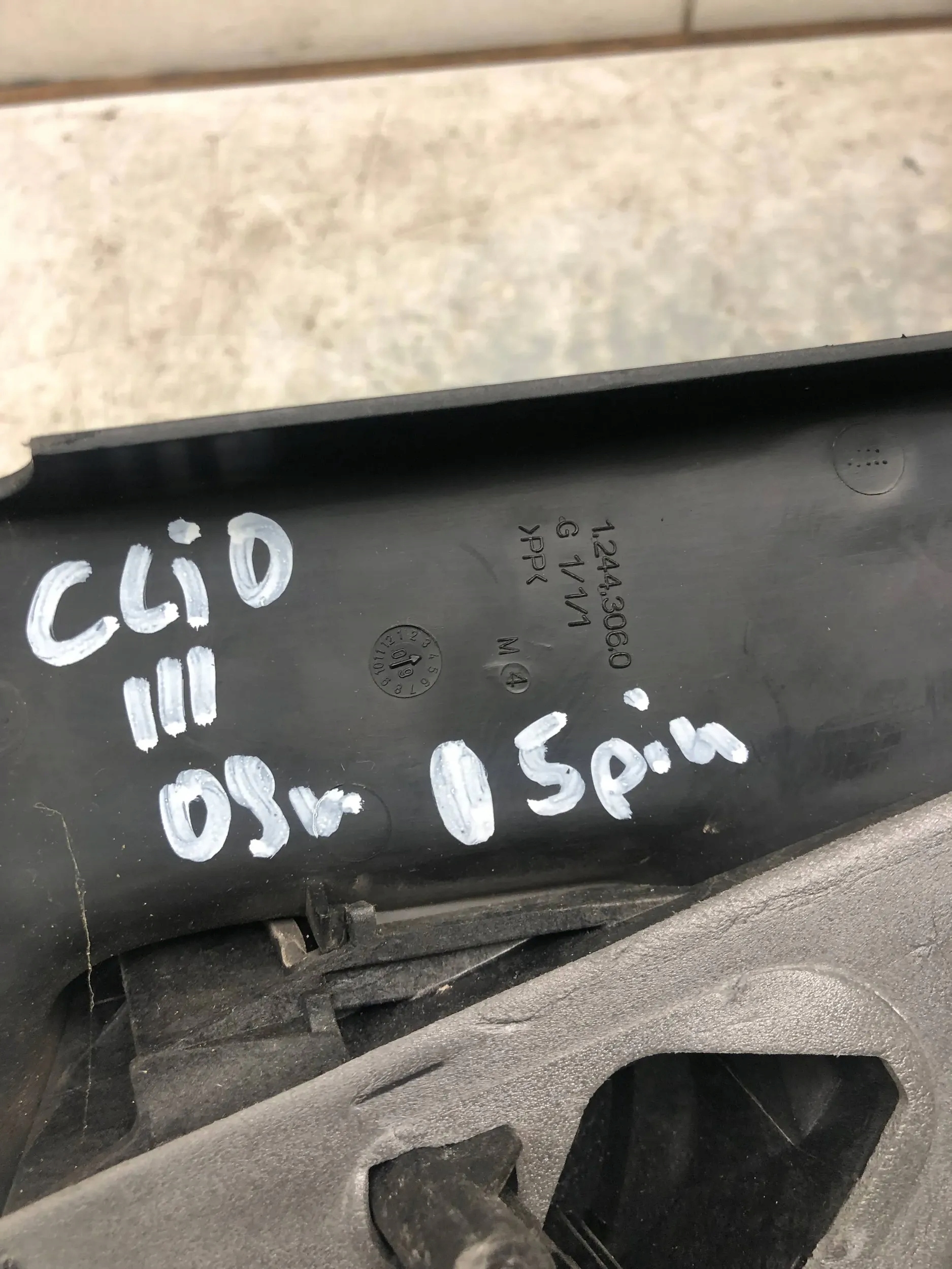 mirror left 5 PIN RENAULT CLIO III 12443060