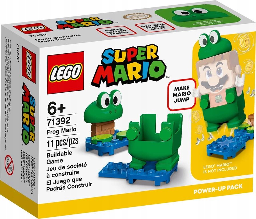KLOCKI LEGO SUPER MARIO 71392 MARIO ŻABA ULEPSZENIE