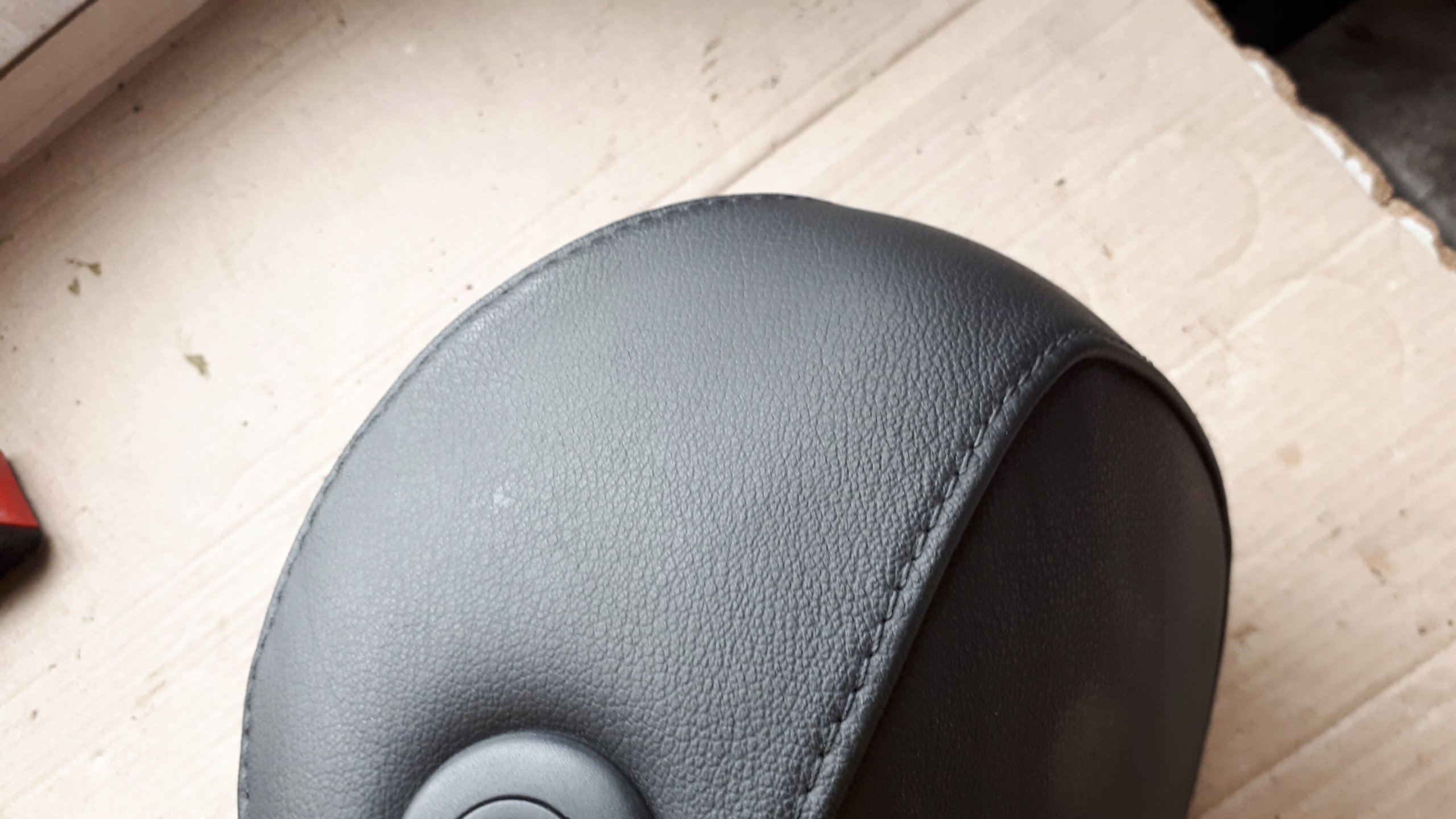 A5 8T rest seat front left leather black