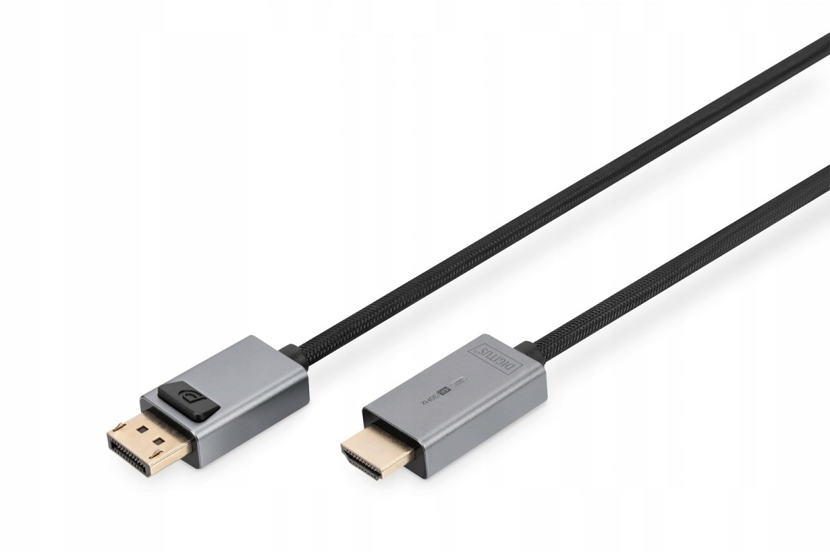 Digitus Kabel adapter DisplayPort Hdmi 4K 30Hz Dp/hdmi M/M 3m